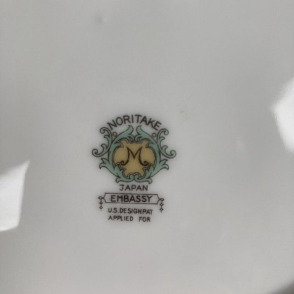 4 VTG 1933 Morimura Noritake Japan Embassy Floral Round Dinner Plates 9 7/8” - Picture 8 of 10